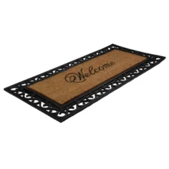 Northlight Black And Natural Coir Rectangular "Welcome" Doormat 22" X 48" 8 Northlight Black And Natural Coir Rectangular "Welcome" Doormat 22" X 48" -Home decor GUEST 6ff87213 8f3f 434c 933a 76350496a008