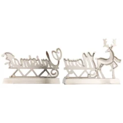 Northlight Set Of 2 Silver Reindeer Merry Christmas Metal Stocking Holders 5.5" 10 Northlight Set Of 2 Silver Reindeer Merry Christmas Metal Stocking Holders 5.5" -Home decor GUEST 71148840 be92 4375 b6ed 43842893c60c