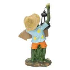 Northlight 18-Inch Country Frog With Lantern Outdoor Garden Statue -Home decor GUEST 71b0197a 9977 4e65 a525 755c9eecada0