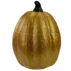Northlight 9.75" Gold And Orange Greek Key Textured Autumn Pumpkin Tabletop Decoration 7 Northlight 9.75" Gold And Orange Greek Key Textured Autumn Pumpkin Tabletop Decoration -Home decor GUEST 72a288b4 a2e8 48eb a9d5 de43af8447b6