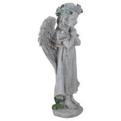 Northlight 10" Angel Standing In Prayer Outdoor Garden Statue -Home decor GUEST 7334965f ed66 48ff ba95 03441f3ee266
