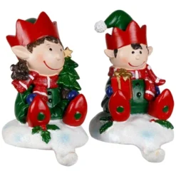 Northlight Festive Elves Christmas Stocking Holders - 5" - Set Of 2 10 Northlight Festive Elves Christmas Stocking Holders - 5" - Set Of 2 -Home decor GUEST 73c66e66 04fd 4d50 acbe bd972b1675d1