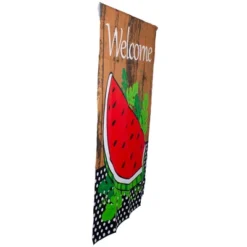Northlight Welcome Watermelon Slice Spring Outdoor House Flag 28" X 40" 7 Northlight Welcome Watermelon Slice Spring Outdoor House Flag 28" X 40" -Home decor GUEST 73fef941 adea 4e10 9cfa 6e06b4de478b