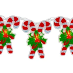 Northlight 10-Count Candy Cane Christmas Light Set - 6ft White Wire 10 Northlight 10-Count Candy Cane Christmas Light Set - 6ft White Wire -Home decor GUEST 7458dfc4 1594 4a96 a8b6 6211294e4153