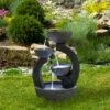 Northlight 31.5" Black Lighted Three-tier Outdoor Garden Water Fountain 2 Northlight 31.5" Black Lighted Three-tier Outdoor Garden Water Fountain -Home decor GUEST 74c93c6f be45 4c18 a399 1050186fb314