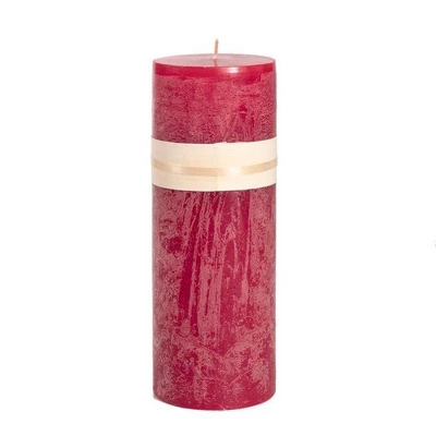 Northlight 9" Cranberry Red Traditional Cylindrical Outdoor Pillar Candle 3 Northlight 9" Cranberry Red Traditional Cylindrical Outdoor Pillar Candle