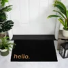 Northlight Black Coir "Hello" Outdoor Doormat 18" X 30" 1 Northlight Black Coir "Hello" Outdoor Doormat 18" X 30" -Home decor GUEST 76220e08 1de4 4ebe b848 e6c610f9ebef