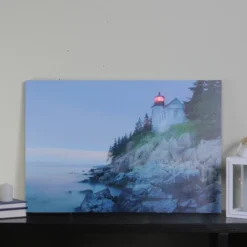 Northlight LED Lighted Lighthouse Home With Morning Sunrise Canvas Wall Art 15.75" X 23.5" 7 Northlight LED Lighted Lighthouse Home With Morning Sunrise Canvas Wall Art 15.75" X 23.5" -Home decor GUEST 764e6bca deca 410d 8130 55413c54fd95