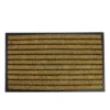 Northlight Black And Brown Striped Non-Skid Outdoor Rectangular Doormat 17.75" X 29.5" 1 Northlight Black And Brown Striped Non-Skid Outdoor Rectangular Doormat 17.75" X 29.5" -Home decor GUEST 767fe24f 87b7 4d23 8616 b99be11af80d