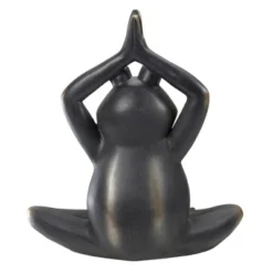 Northlight 12" Yoga Frog In Prayer Position Outdoor Garden Statue -Home decor GUEST 77ad8194 f875 4293 90f1 e54e46005b7d
