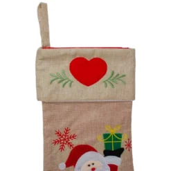 Northlight 19" Red And Green Santa Claus In Sleigh Embroidered Christmas Stocking -Home decor GUEST 78a0aed5 35e8 4987 a0bf 56041ec040e8