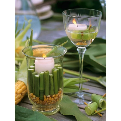 Northlight LED Lighted Spring Bamboo Candle In Vase Canvas Wall Art 15.75" X 11.75" 3 Northlight LED Lighted Spring Bamboo Candle In Vase Canvas Wall Art 15.75" X 11.75"