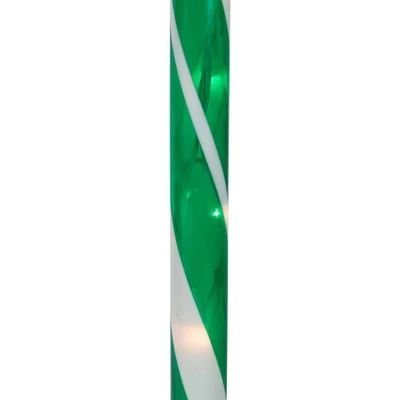 Northlight Lighted Outdoor Christmas Candy Cane Pathway Markers - 28" - Red And Green - Set Of 6 7 Northlight Lighted Outdoor Christmas Candy Cane Pathway Markers - 28" - Red And Green - Set Of 6 - Image 5