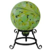 Northlight 10" Yellow And Green Hand Painted Swirled Outdoor Patio Garden Gazing Ball -Home decor GUEST 7a5e9465 da29 428a 9fd0 5e0c0f360098