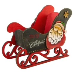 Northlight Santa Claus "Merry Christmas" Sleigh Decoration - 11.5" -Home decor GUEST 7b2260a4 0731 4a2b b96d 4670f162baeb