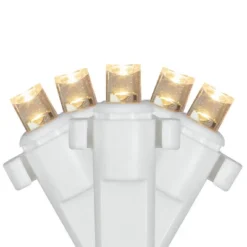 Northlight 2' X 8' Warm White LED Wide Angle Net Style Column Wrap Christmas Lights, White Wire -Home decor GUEST 7b239798 c3ff 4451 95d8 3cf19dddaa79