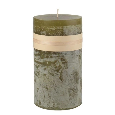 Northlight 6" Moss Green Traditional Cylindrical Pillar Candle 3 Northlight 6" Moss Green Traditional Cylindrical Pillar Candle