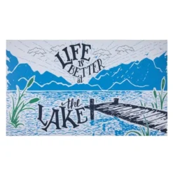 Northlight Life Is Better At The Lake Doormat 18" X 30"