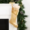 Northlight 20" Gold Glittered Poinsettia Christmas Stocking 2 Northlight 20" Gold Glittered Poinsettia Christmas Stocking -Home decor GUEST 7fa81d43 b0d8 4d8f 9b4a 347d954faf92