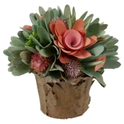 Northlight 7.75" Pink And Green Wooden Floral Artificial Potted Centerpiece 7 Northlight 7.75" Pink And Green Wooden Floral Artificial Potted Centerpiece -Home decor GUEST 80c52aa2 95da 4a83 93c4 7eba9a133fe0