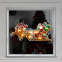 Northlight 23" Lighted Santa And Reindeer Christmas Window Silhouette 9 Northlight 23" Lighted Santa And Reindeer Christmas Window Silhouette -Home decor GUEST 80d9c990 484d 4f00 b1f6 bc320a4c6060