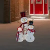 Northlight Lighted Tinsel Snowmen Family Christmas Outdoor Decorations - Clear Lights - Set Of 3 2 Northlight Lighted Tinsel Snowmen Family Christmas Outdoor Decorations - Clear Lights - Set Of 3 -Home decor GUEST 810ed866 0550 44da 988d 37bc16e58be0