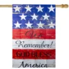 Northlight We Remember! Patriotic American Outdoor House Flag 40" X 28" 2 Northlight We Remember! Patriotic American Outdoor House Flag 40" X 28" -Home decor GUEST 81632a59 53ae 4d85 97cc cdee37408f6b