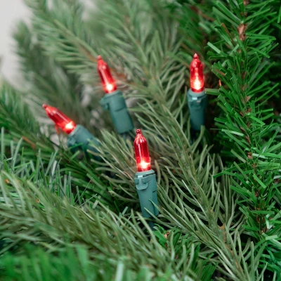 Northlight 50ct Mini LED String Lights Red - 16.25' Green Wire 3 Northlight 50ct Mini LED String Lights Red - 16.25' Green Wire
