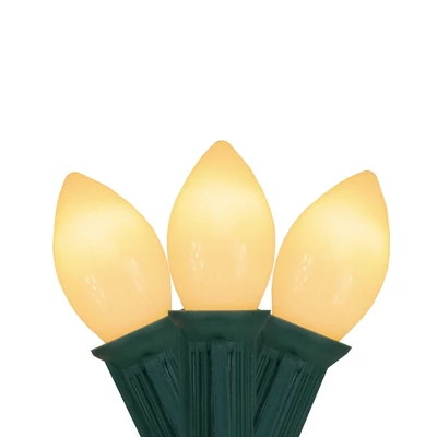 Northlight Opaque C7 Christmas String Lights - Clear - 24' Green Wire - 25ct 3 Northlight Opaque C7 Christmas String Lights - Clear - 24' Green Wire - 25ct
