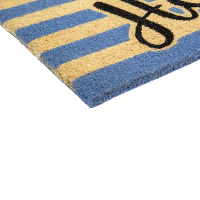 Northlight Natural Coir "Hello" Outdoor Rectangular Doormat 18" X 30" 6 Northlight Natural Coir "Hello" Outdoor Rectangular Doormat 18" X 30" - Image 4