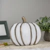 Northlight 13.75 White Wooden Pumpkin Fall Harvest Decoration -Home decor GUEST 84375c27 f7e9 4014 b1ed 758845816f92
