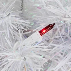 Northlight Pre-Lit Medium Rockport White Pine Artificial Christmas Tree - 2' - Multi Lights -Home decor GUEST 8470ff7f 436f 447e 9b08 9a07157fb326