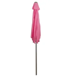 Northlight 7.5' Outdoor Patio Market Umbrella With Hand Crank - Pink -Home decor GUEST 847d5a02 ed09 45d4 a91e 11d40cb985ff