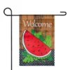 Northlight Welcome Watermelon Slice Spring Outdoor Garden Flag 12.5" X 18" 2 Northlight Welcome Watermelon Slice Spring Outdoor Garden Flag 12.5" X 18" -Home decor GUEST 84d88171 b3f8 40d4 bb42 33ecfc1417de