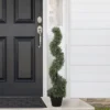 Northlight 3' Artificial Two-Tone Boxwood Spiral Topiary Tree With Round Pot, Unlit -Home decor GUEST 856c2061 5a75 4c9e b308 377168991cf2