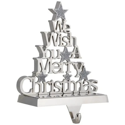 Northlight We Wish You A Merry Christmas Tree Stocking Holder - 6.25" 5 Northlight We Wish You A Merry Christmas Tree Stocking Holder - 6.25" - Image 3