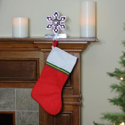 Northlight Traditional Christmas Stocking With Ribbon Trim - 16" - Red And White 3 Northlight Traditional Christmas Stocking With Ribbon Trim - 16" - Red And White