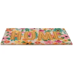 Northlight Pink And Orange Floral "Home" Outdoor Natural Coir Doormat 18" X 30" 9 Northlight Pink And Orange Floral "Home" Outdoor Natural Coir Doormat 18" X 30" -Home decor GUEST 87aa9775 e08e 403a b7d9 f46ff869a3ff