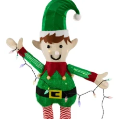 Northlight 34.25" LED Lighted Elf Holding Christmas Lights Outdoor Yard Decoration 13 Northlight 34.25" LED Lighted Elf Holding Christmas Lights Outdoor Yard Decoration -Home decor GUEST 89319397 bfe1 40be 82b9 752bf4ea6fdc