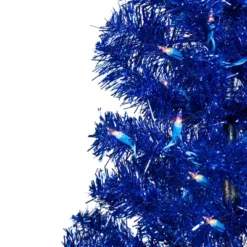 Northlight Pre-Lit Artificial Tinsel Christmas Tree - 3' - Blue - Clear Lights -Home decor GUEST 89c150d3 5dfb 4aff 909e e87023f3b683