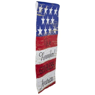 Northlight We Remember! Patriotic Americana Outdoor Garden Flag 12.5" X 18" 5 Northlight We Remember! Patriotic Americana Outdoor Garden Flag 12.5" X 18" - Image 3
