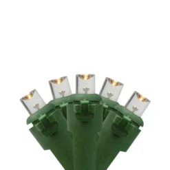 Northlight LED Wide Angle Christmas Lights - Warm White - 9.5' Green Wire - 20ct