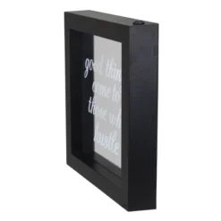 Northlight 9β B/O LED Lighted βGood Things Come To Those Who Hustleβ Silkscreen Framed Light Box