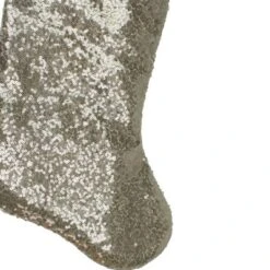 Northlight 22" Golden Metallic Sequined Christmas Stocking With Satin Cuff -Home decor GUEST 8cbc3dd2 6948 40ef 9b79 4a1f1c5f7a21