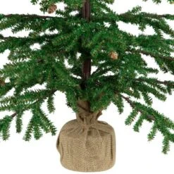 Northlight Medium Artificial Christmas Tree With Pine Cones In Burlap Base - 4' - Unlit -Home decor GUEST 8d09a4b8 9927 4b80 9adc 0b6302bbb34f