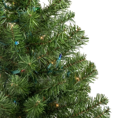Northlight 3' Prelit Artificial Christmas Tree Canadian Pine - Multicolor Lights 4 Northlight 3' Prelit Artificial Christmas Tree Canadian Pine - Multicolor Lights - Image 2