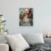 Northlight LED Lighted Snowman And Reindeer Christmas Canvas Wall Art 15.75" X 11.75" -Home decor GUEST 908bfa08 d2d4 4750 b6e3 e6687aed73aa