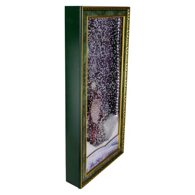 Northlight 31" LED Lighted Musical Snowing Santa Wall Plaque 3 Northlight 31" LED Lighted Musical Snowing Santa Wall Plaque