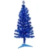 Northlight Pre-Lit Artificial Tinsel Christmas Tree - 3' - Blue - Clear Lights 2 Northlight Pre-Lit Artificial Tinsel Christmas Tree - 3' - Blue - Clear Lights -Home decor GUEST 9101dda7 a6b1 4fba 8d2a d4e8600fbedd