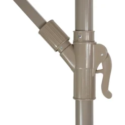 Northlight 10ft Offset Outdoor Patio Umbrella With Hand Crank, Purple -Home decor GUEST 916f21da bf8b 4698 970f f75b4bfdd01f 2